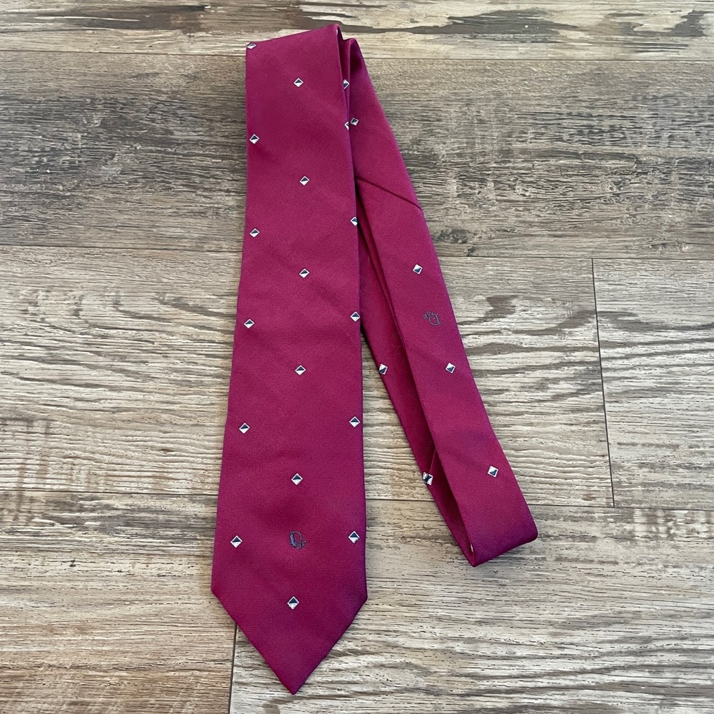Christian Dior polyester tie